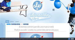 Desktop Screenshot of educacionlibre.org